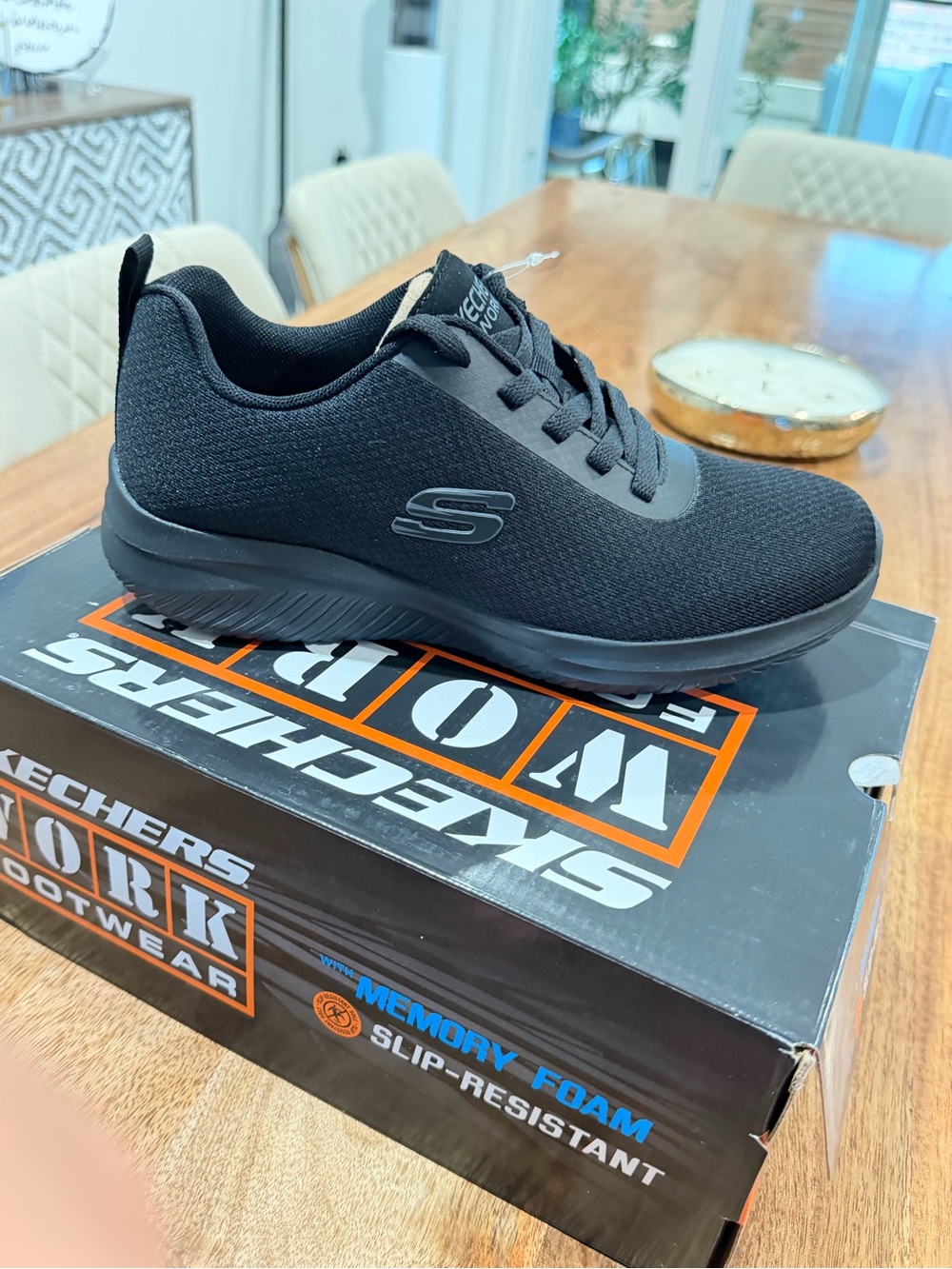 Skechers Men's Black Athletic Slip-On Sneaker
